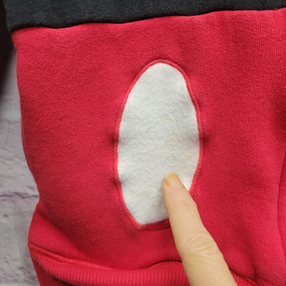 Autographed Disney Parks Mickey Mouse Fleece Hoodie Jacket Youth M Cosplay *READ